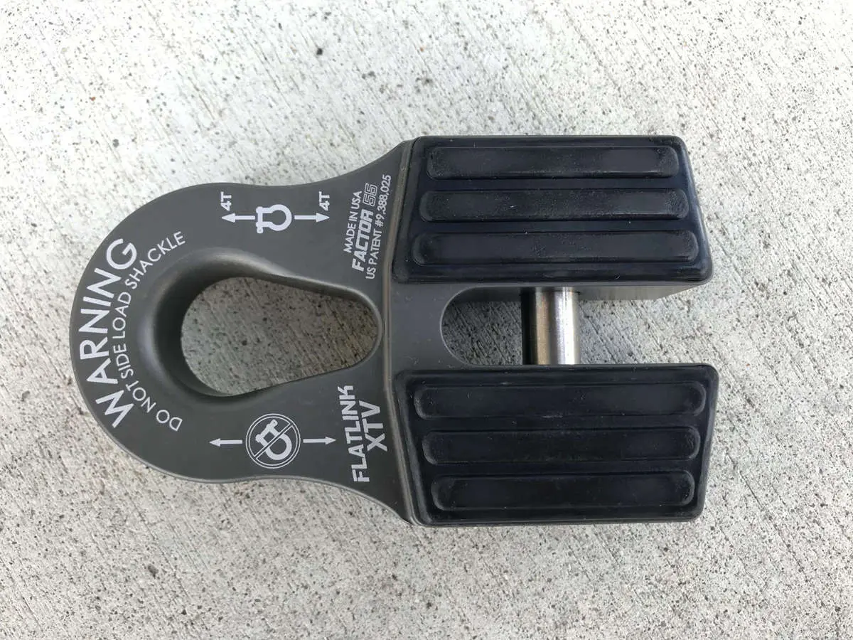 Factor 55 Flatlink Xtv Winch Shackle Mount - Blue 1