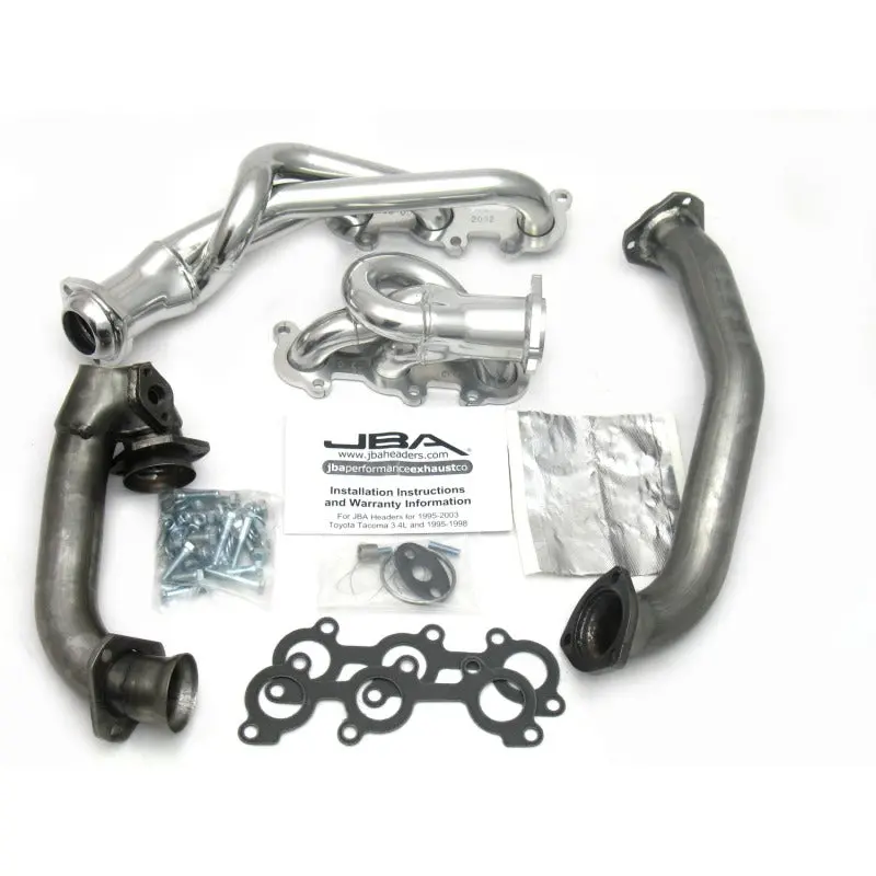 Jba 01-04 Toyota 3.4L V6 W/O Egr 1-1/2In Primary Silver Ctd Cat4ward Header 1
