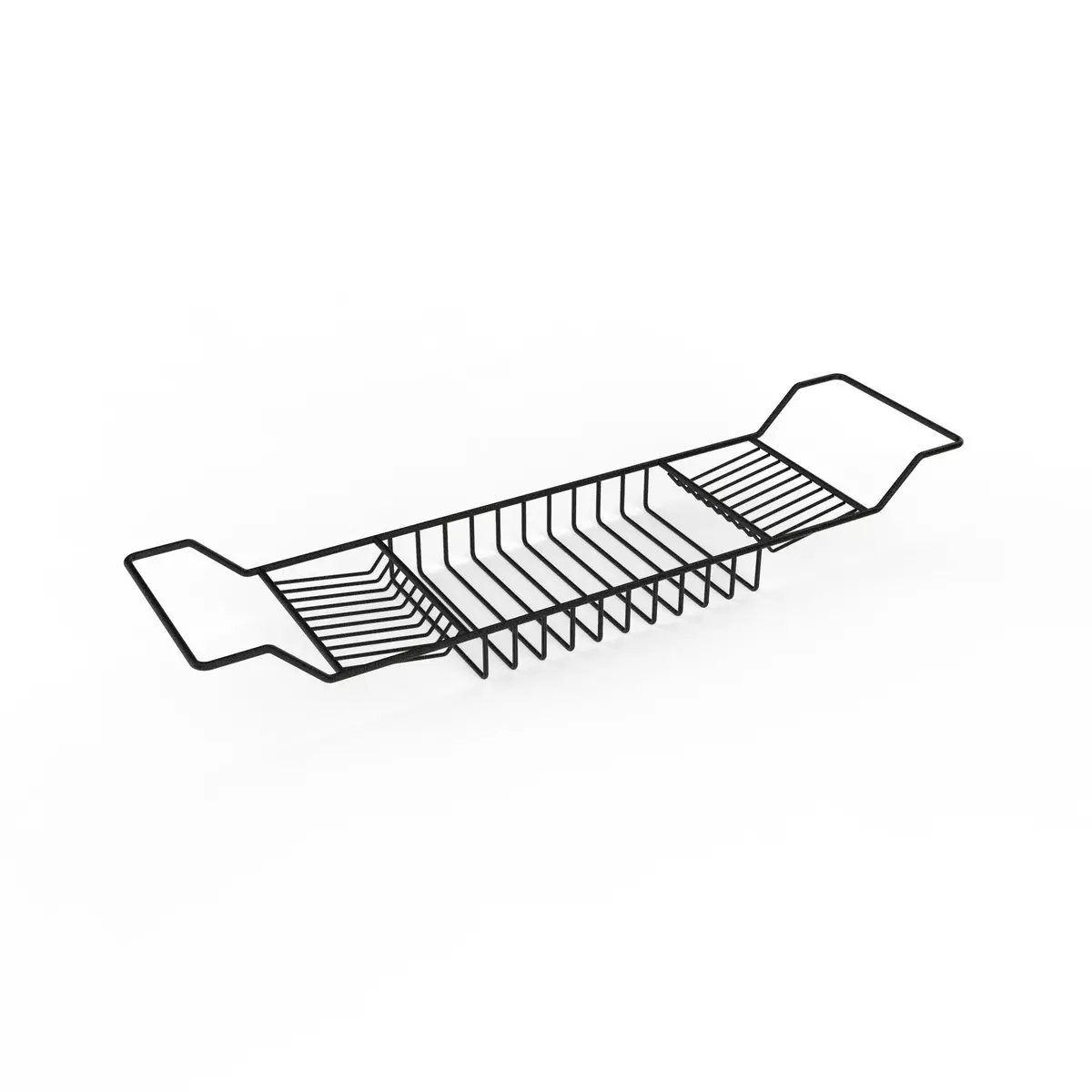 Bath Caddy Matte Black 1