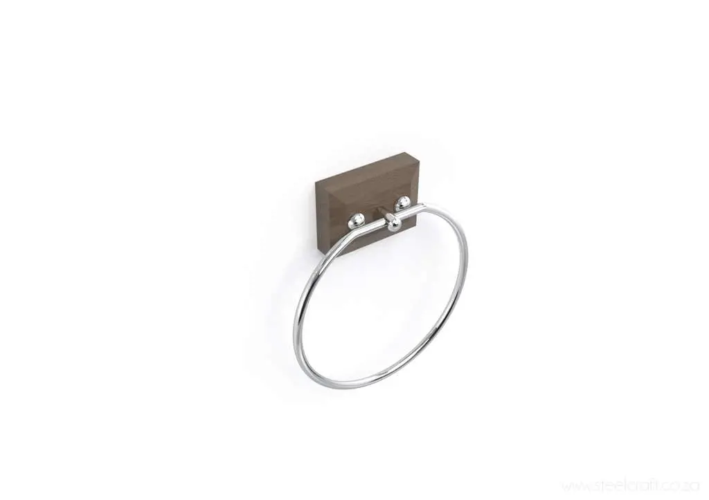 Wood 'N Steel Towel Ring 1