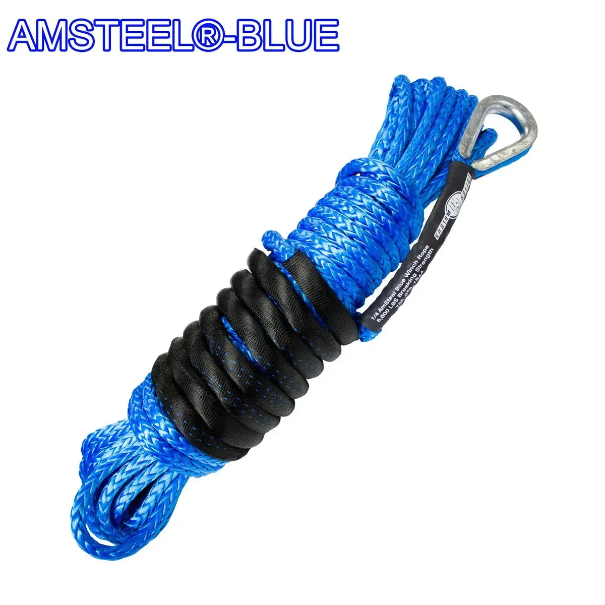 1/4" Main Line Winch Rope - Amsteel Blue 2