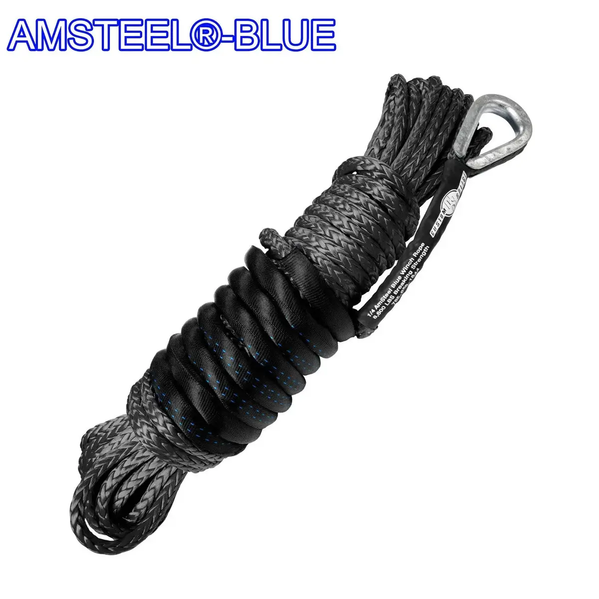 1/4" Main Line Winch Rope - Amsteel Blue 5