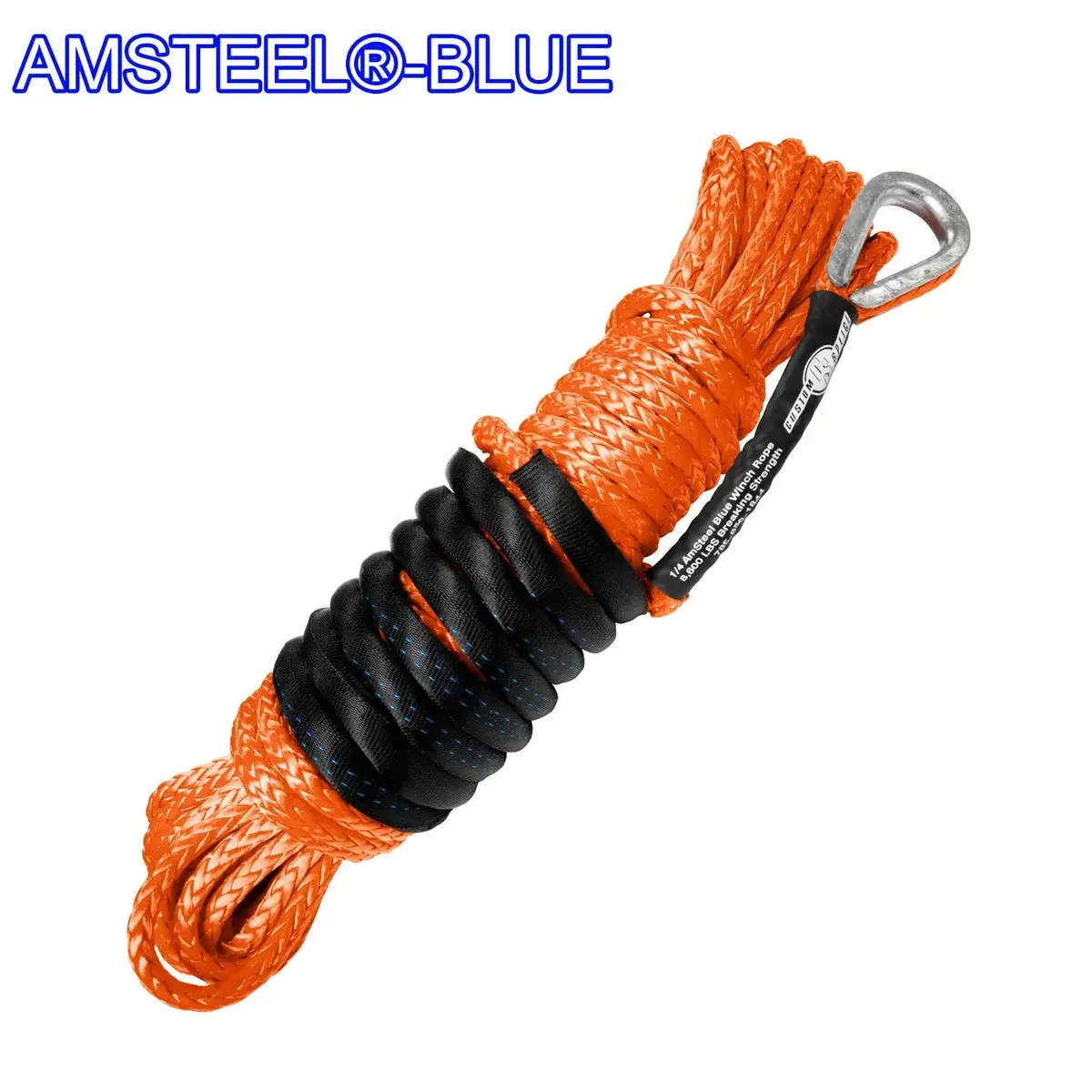 1/4-Inch Amsteel Blue Winch Rope for Main Line Use - Image 7