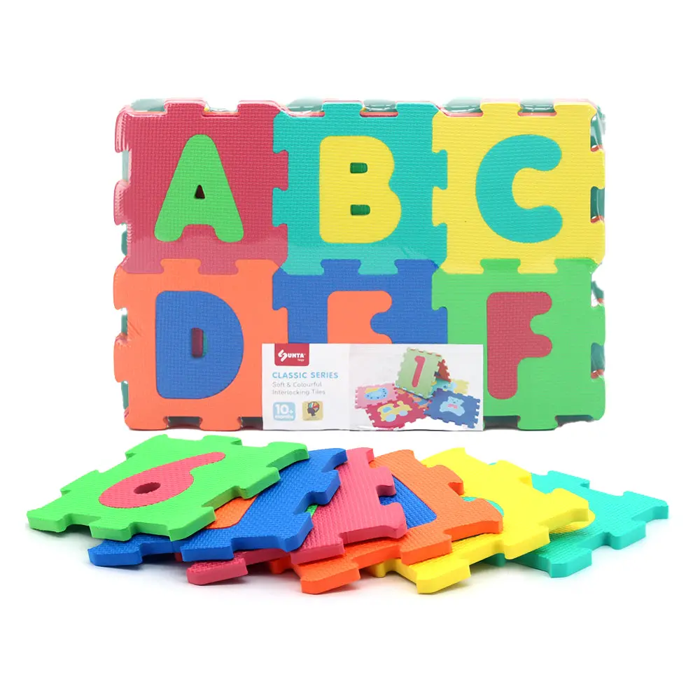 Aussie Baby Toddler Number Alphabet 36Pcs Puzzle Toy Foam Floor Mats 1