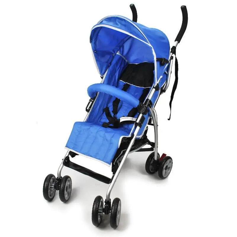 Aussie Baby Light Weight Two Position Layback Stroller - Blue 1