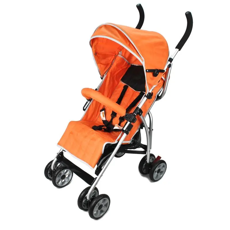 Aussie Baby Light Weight Two Position Layback Stroller - Orange 1