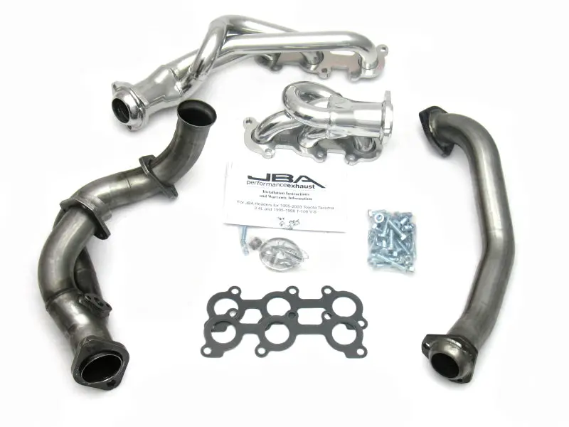 Jba 95-00 Toyota 3.4L V6 W/O Egr 1-1/2In Primary Silver Ctd Cat4ward Header 1