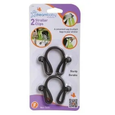 Dreambaby Stroller Clip 2Pk 1