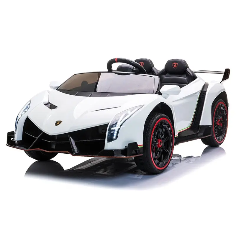 Licensed Lamborghini Veneno 12V Ride-On Car – White 1