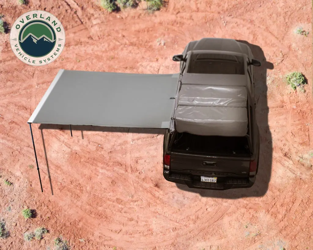 Awning 2.5-8.0 Foot With Black Cover Universal Nomadic Overland Vehicle Systems 1
