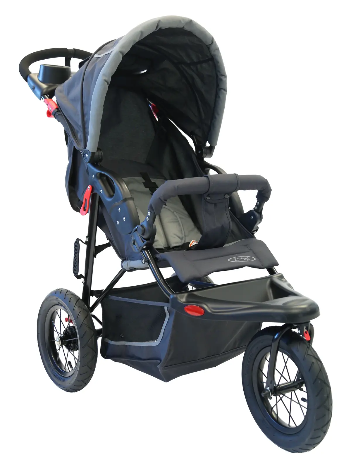Edinburgh Trend 3 Wheel Stroller Grey 1