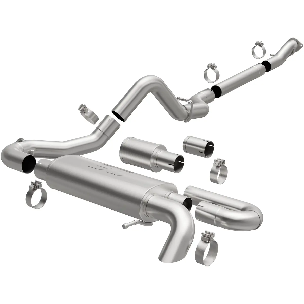 Magnaflow 2021-2025 Bronco Overland Series Cat-Back Performance Exhaust System 1