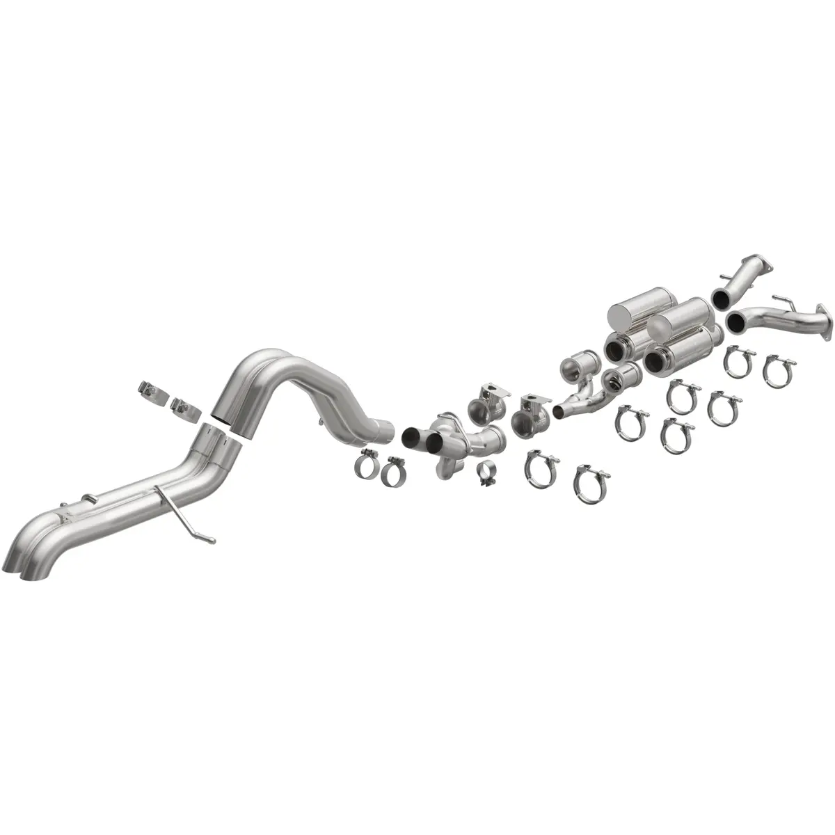 Magnaflow 2022-2025 Bronco Overland Series Cat-Back Performance Exhaust System 1