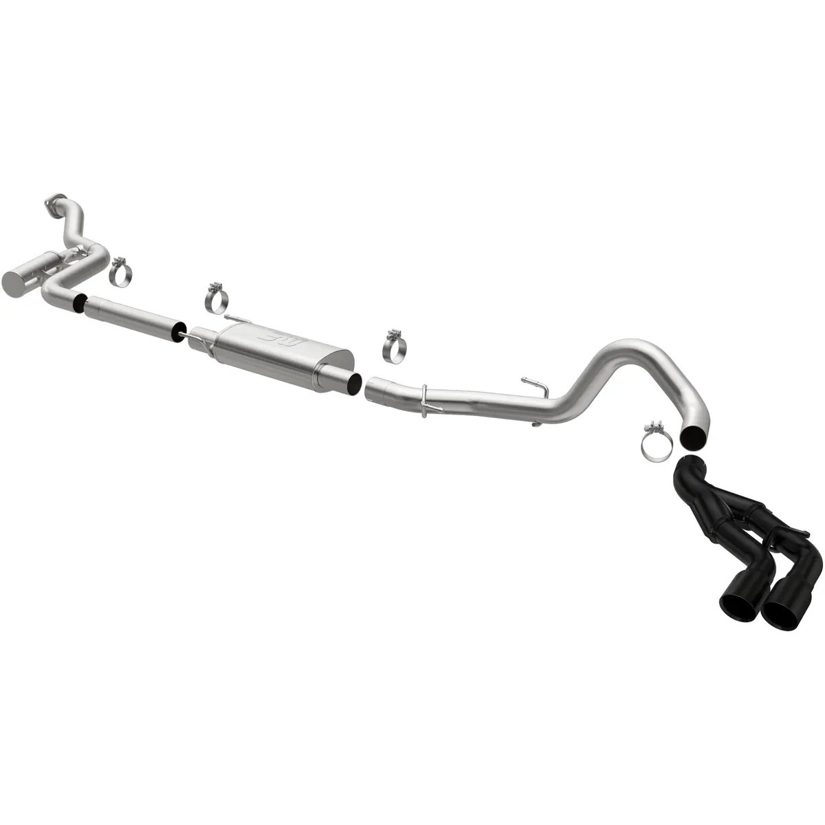 Magnaflow 2024-2025 Tacoma Speq Series Black Cat-Back Performance Exhaust System 1