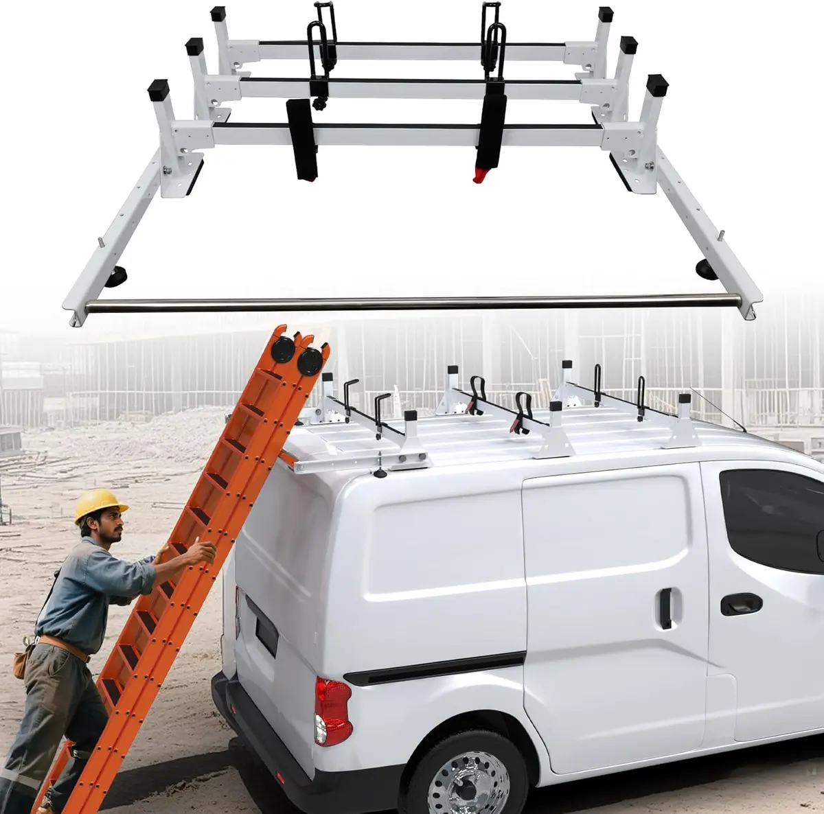 Melipron Steel Van Roof Rack Fit For Nissan Nv200 1