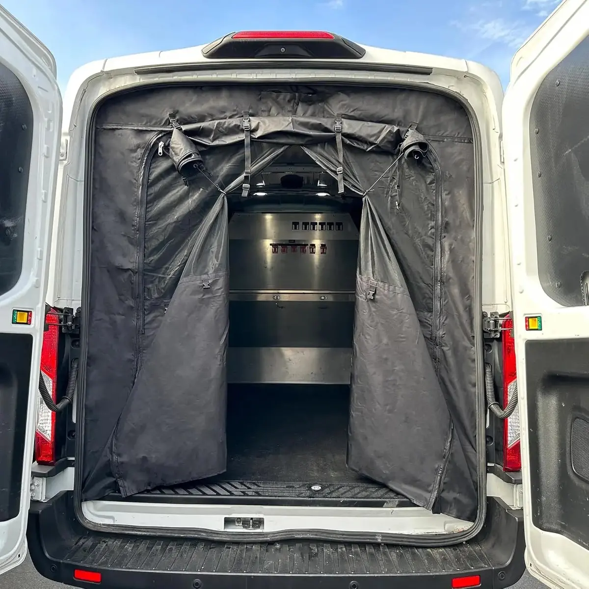 Melipron Van Bug Screen Fit For Ford Transit Rear Door Medium Roof Mosquito Net 1