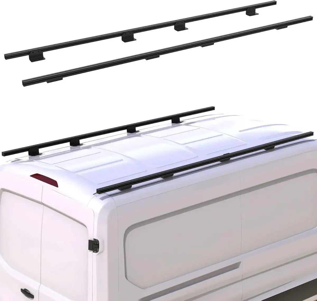 Melipron Aluminum Van Roof Side Rail For Ford Transit 148" 1