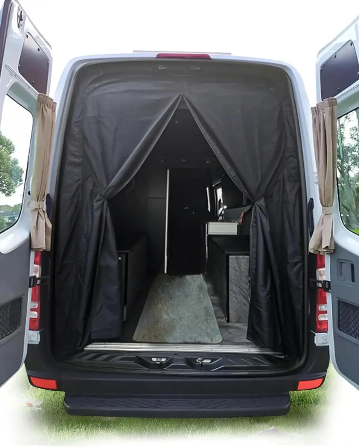 Melipron Van Bug Screen Fit For Mercedes-Benz Sprinter Rear Door High Roof 2007- On 1