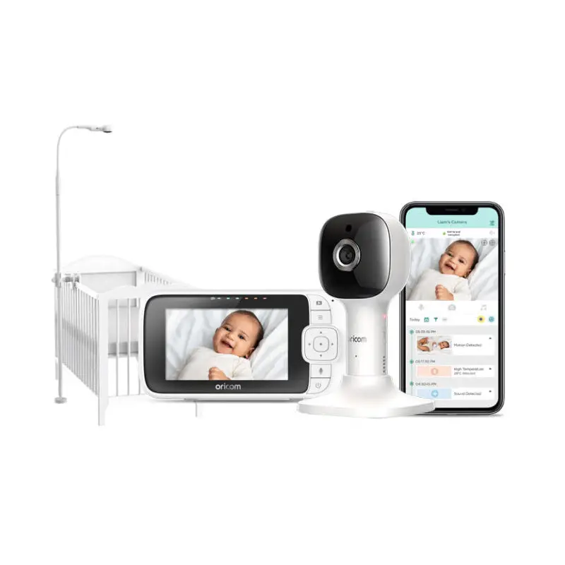 Oricom 4.3" Smart Hd Nursery Pal Skyview Baby Monitor With Cot Stand 1