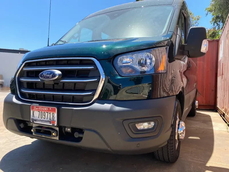 Aluminess Hidden Winch Mount For Ford Transit 2020-Present 1