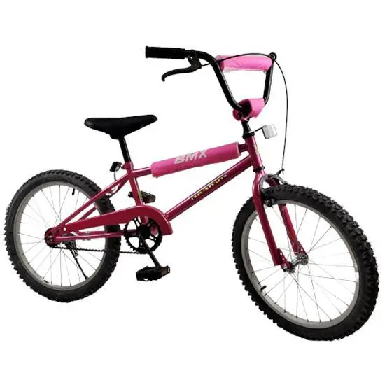Nankon Girls 20 Inch Bmx Push Kids Bike - Pink 1