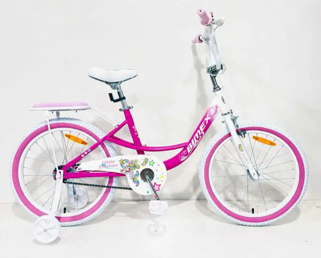 Supermax 20" Little Princess Pink Bike With Back Seat 1