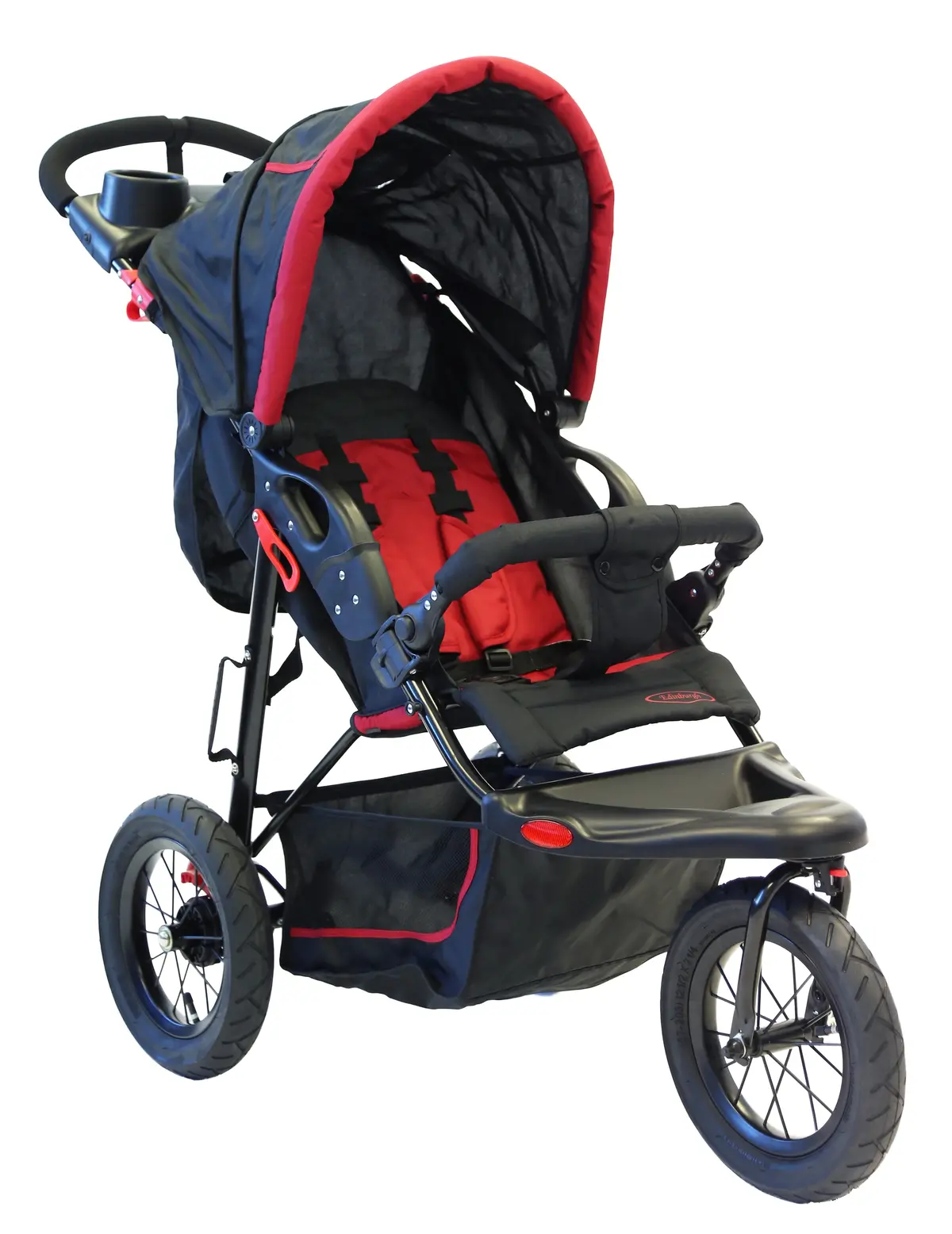 Edinburgh Trend 3 Wheel Stroller Red 1