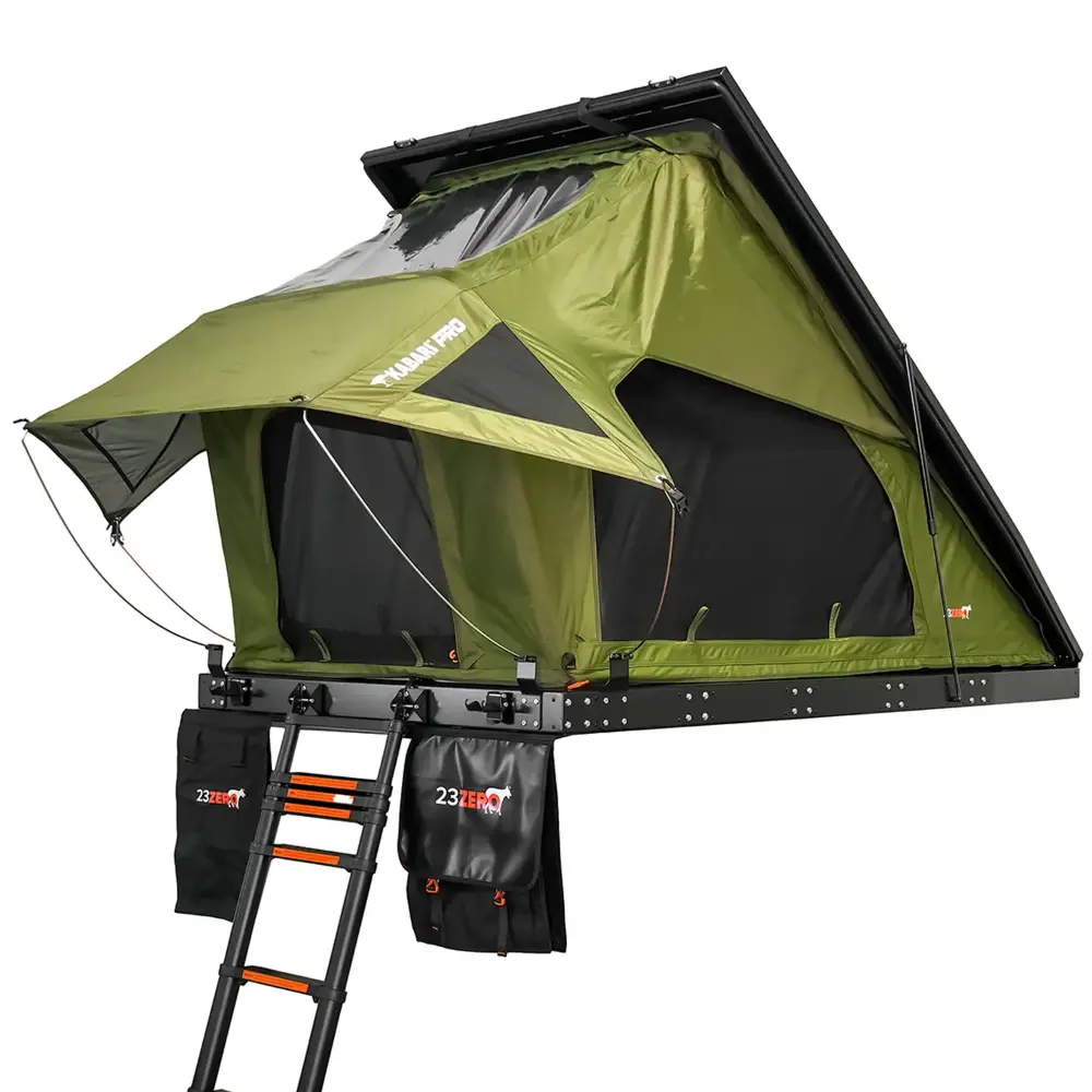 23Zero Kabari Pro Aluminum Clam Shell Roof Top Tent 1