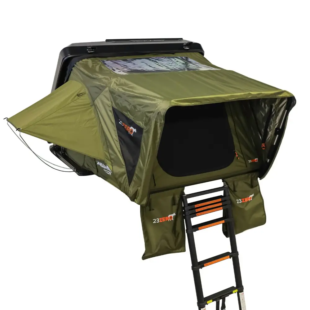 23Zero Armadillo Horizon 2: Premium Hardshell Rooftop Tent - All Seasons - (Left Open Only) 1