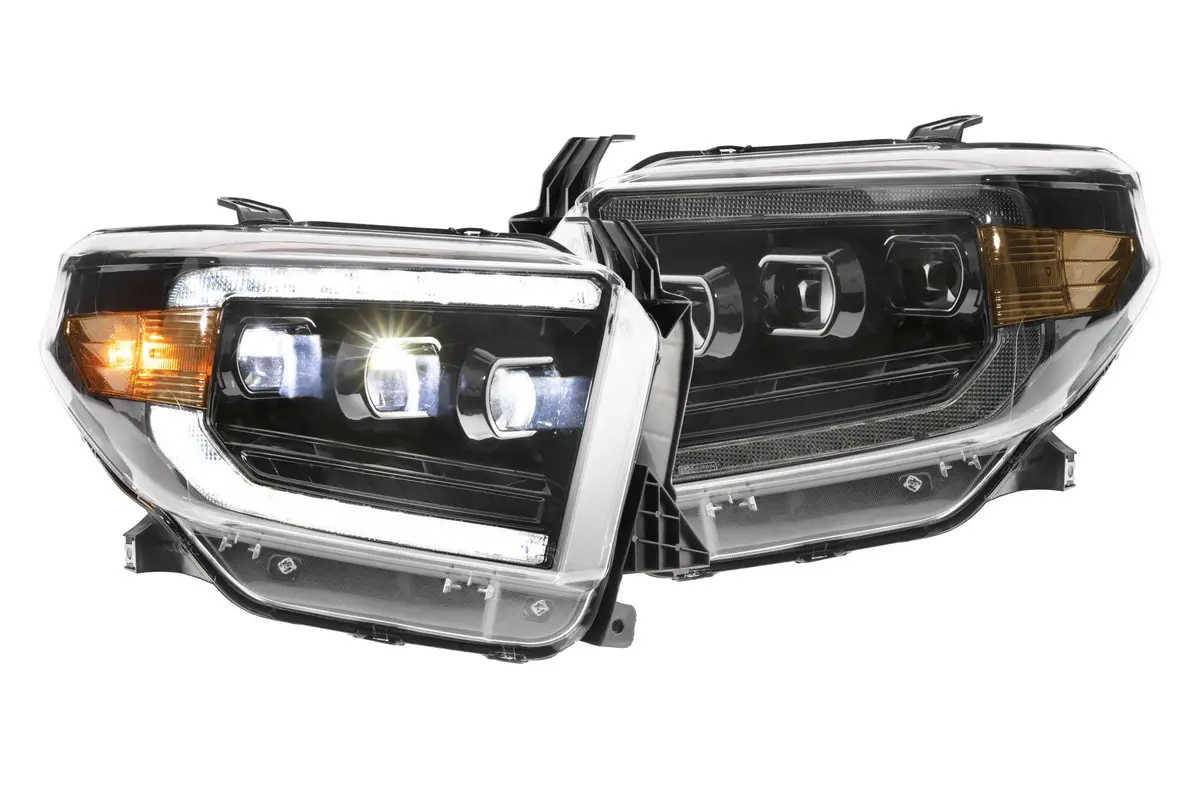 2014-2021 Tundra Xb Led Headlights - White Drl (Set) 1