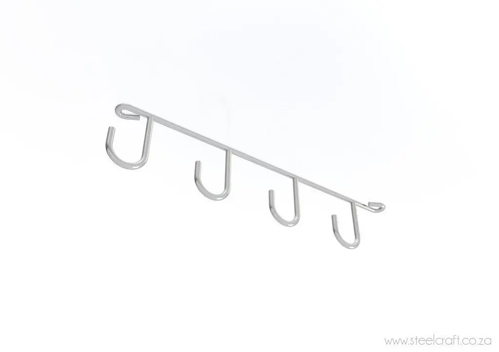 Under Cupboard Hook Rack (Pack Of 2) 1
