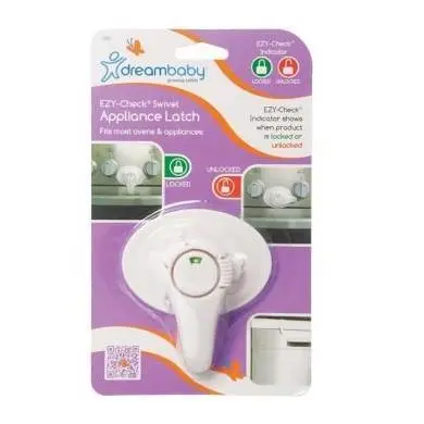 Dreambaby Ezy-Check Swivel Appliance Latch 1