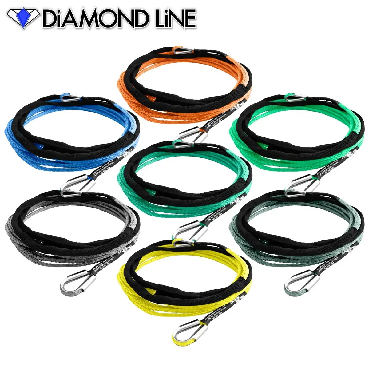 3/16" Extension - Diamond Line Winch Rope 1