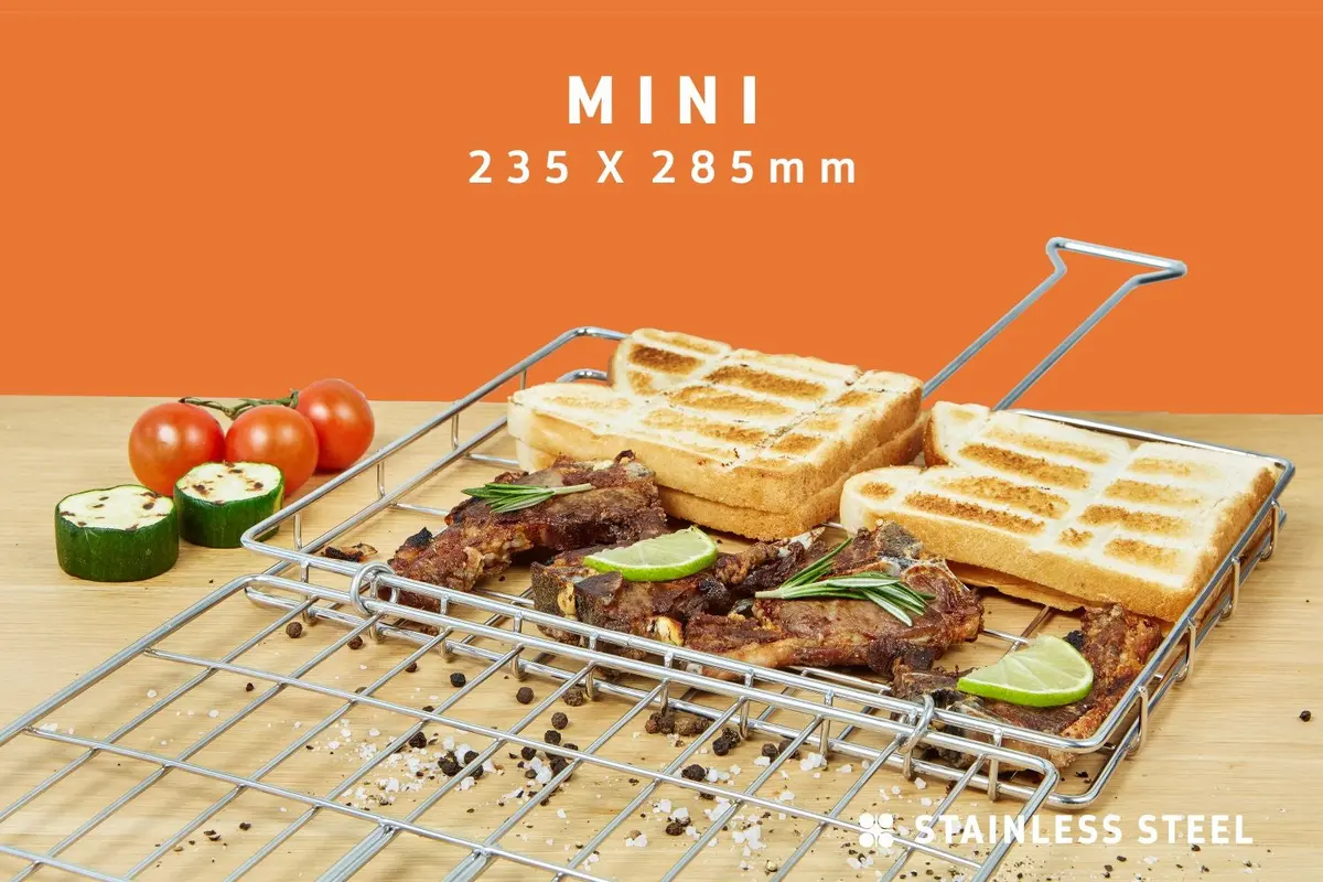 Braai Grid - Mini Hinge Lid 1