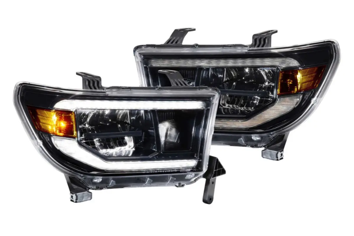 2007-2013 Tundra Xb Led Headlights - White Drl (Set) 1