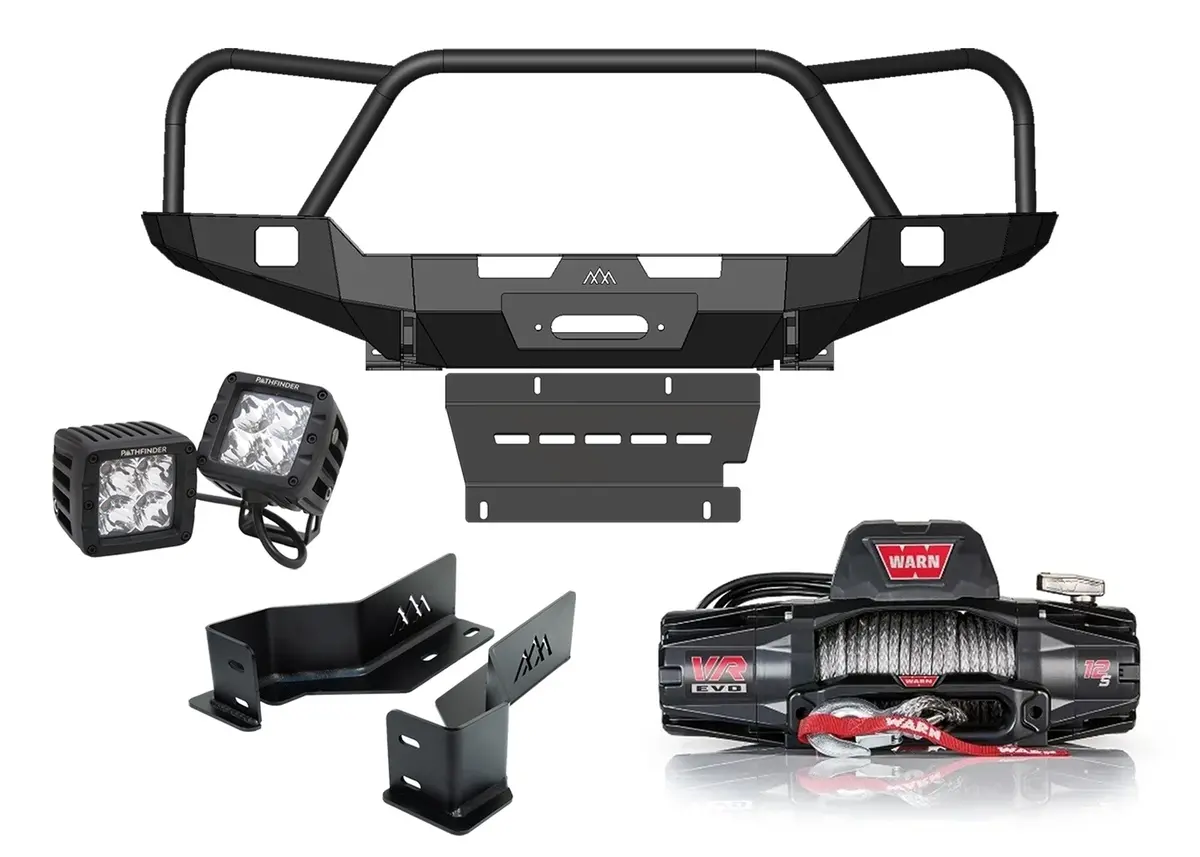 Backwoods Toyota Tacoma (2016-2023) Front Bumper Bundle Deal 1