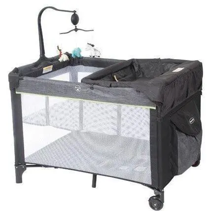 Britax Steelcraft 4-In-1 Denim Portable Cot 1