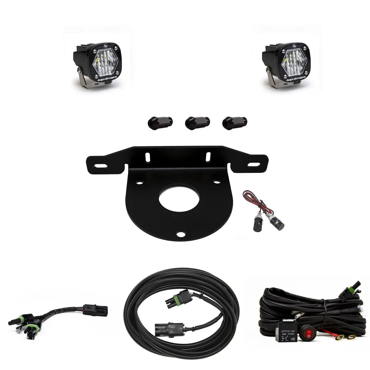 Baja Designs Dual S1 W/C Reverse Kit For 2021+ Bronco 1