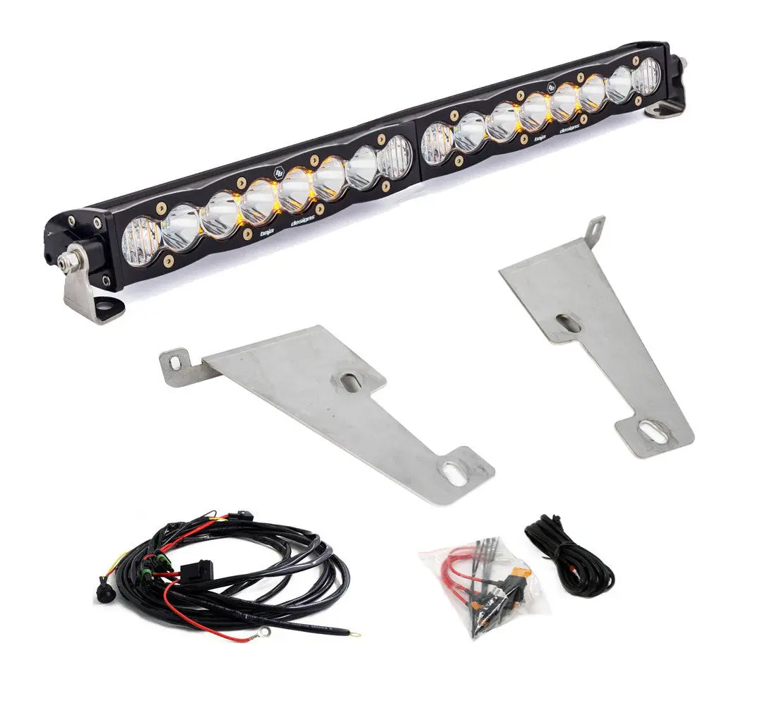 Baja Designs 20” S8 Behind Bumper Kit Clear Non-Hybrid For 2022+ Tundra Trd 1