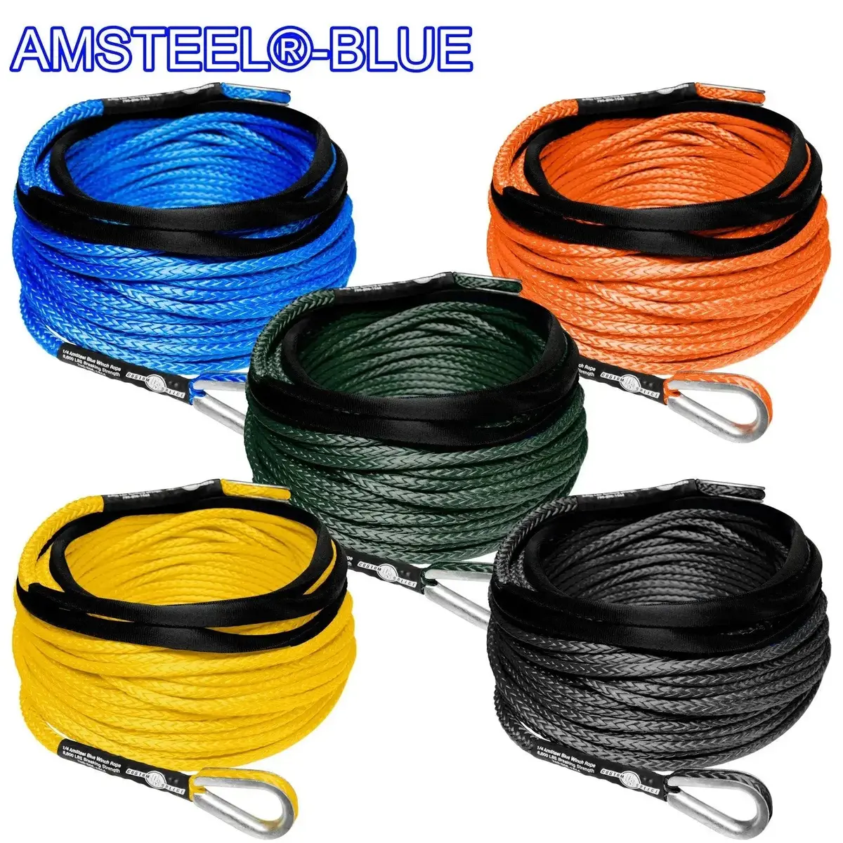 1/4" Extension - Amsteel Blue Winch Rope 1