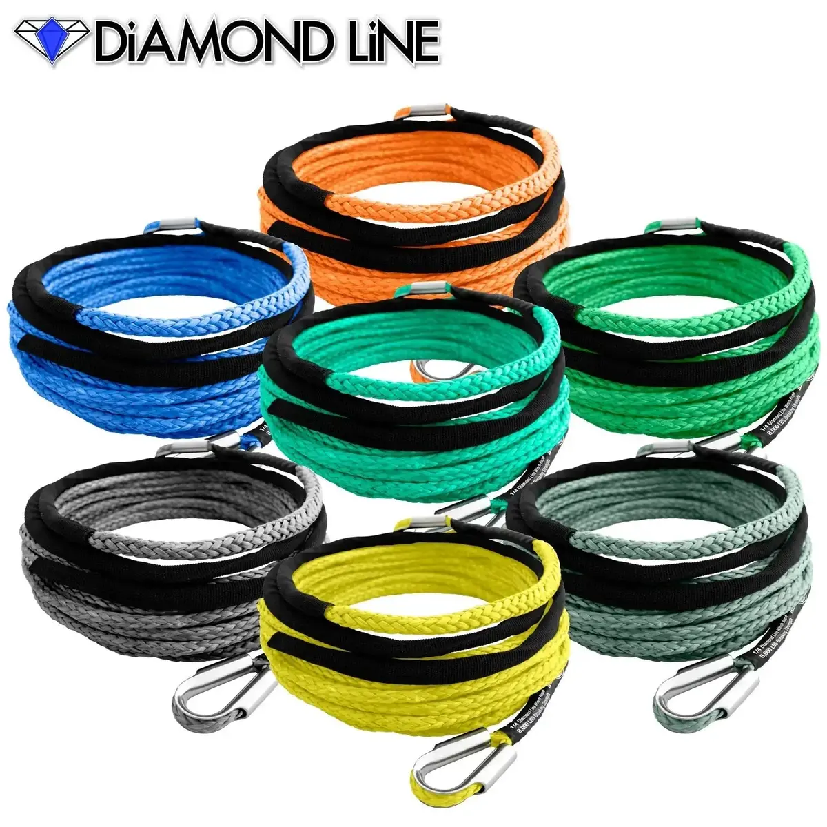 1/4" Extension - Diamond Line Winch Rope 1