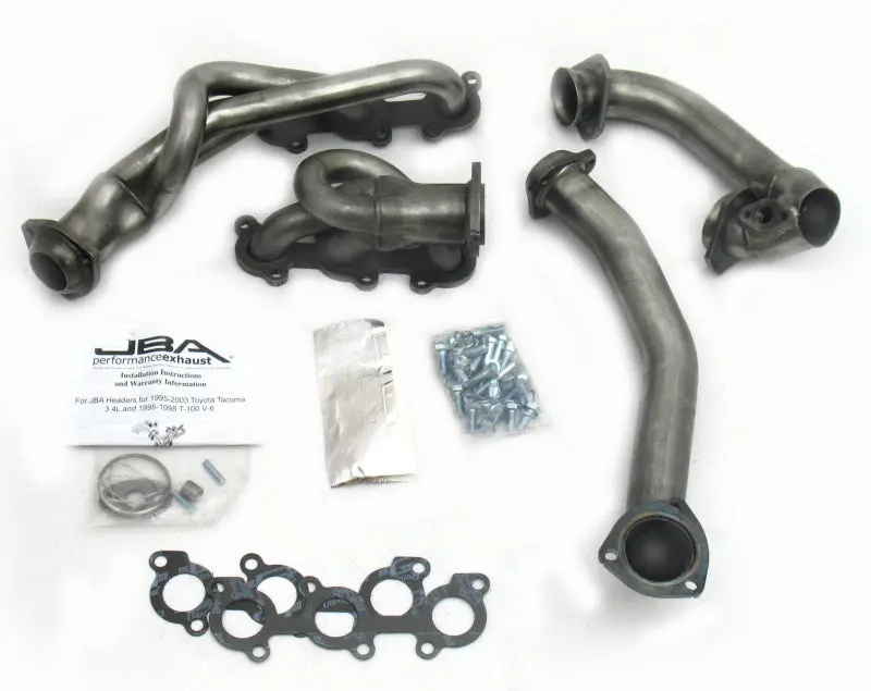 Jba 01-04 Toyota 3.4L V6 W/O Egr 1-1/2In Primary Raw 409Ss Cat4ward Header 1