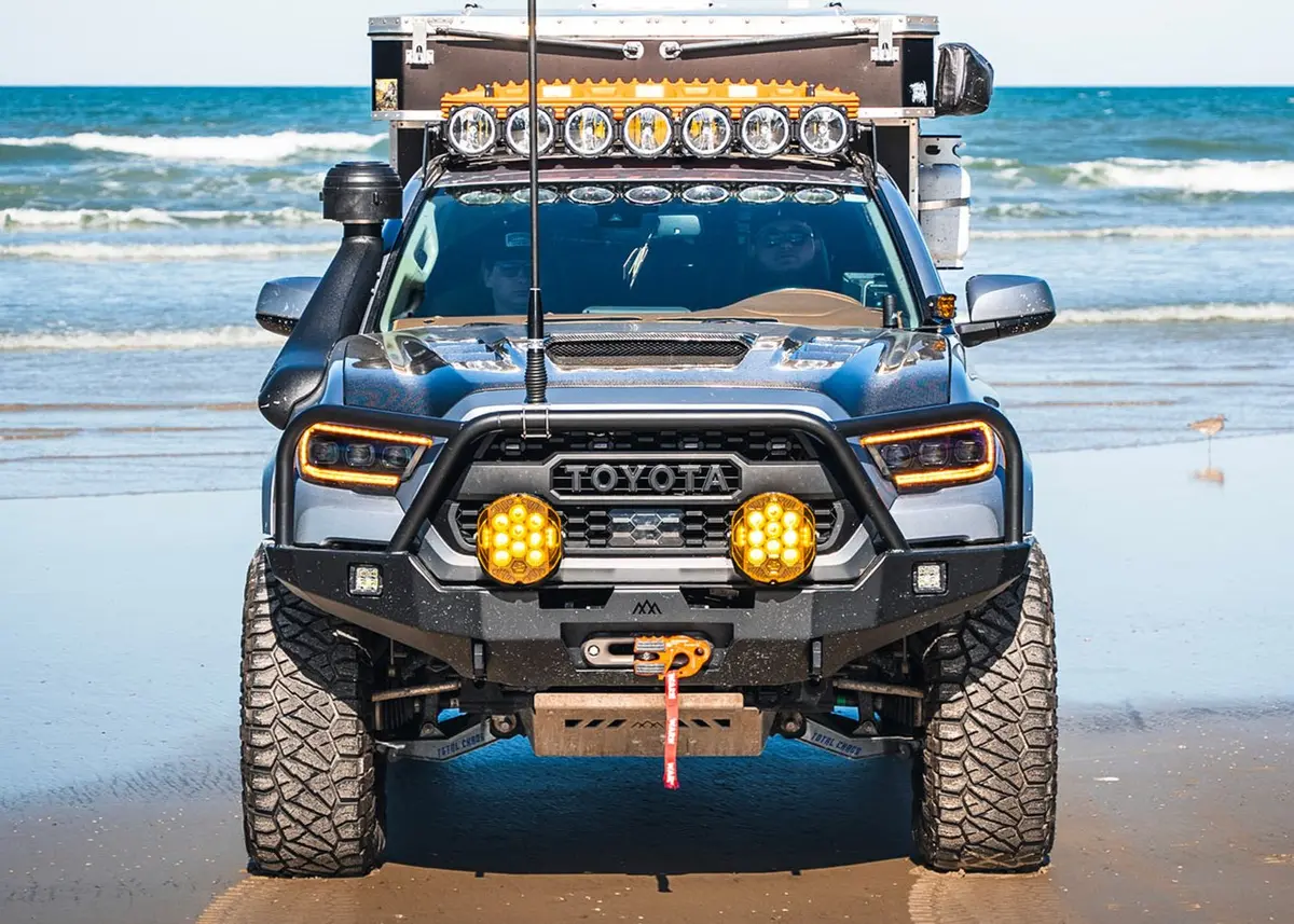 Backwoods Toyota Tacoma 3Rd Gen (2016-2023) Hi-Lite Overland Front Bumper [Bull Bar] 1
