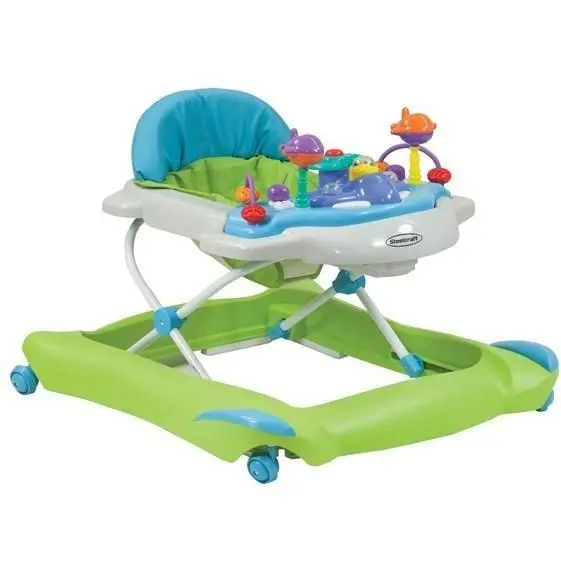 Steelcraft Jetta Baby Walker Spring Green 1