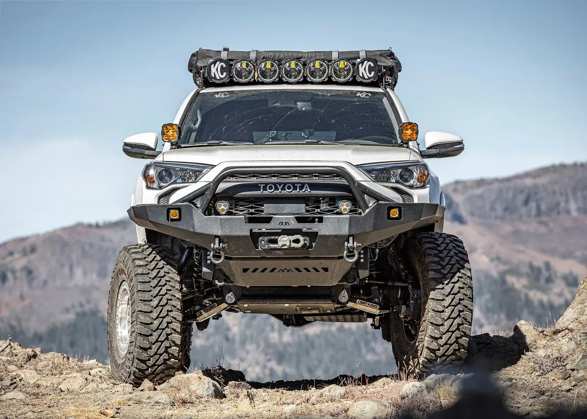 Backwoods Toyota 4Runner 5Th Gen (2010-2024) Hi-Lite Overland Front Bumper [Prerunner Bull Bar] 1