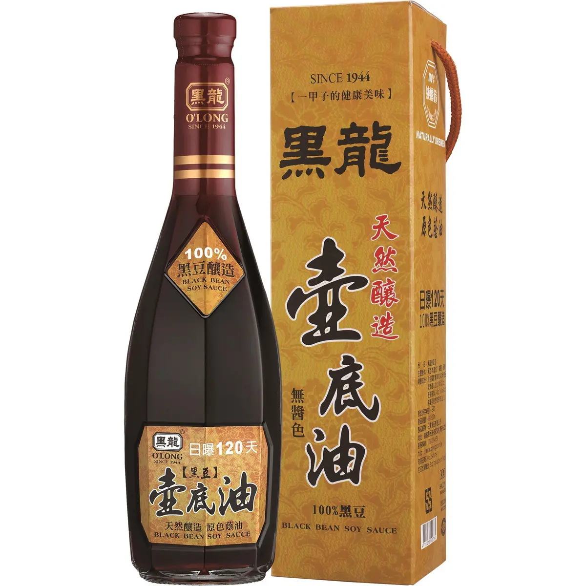 黑龍 壺底油 O'long Superior-Black Bean Soy Sauce Base (600Ml) 1