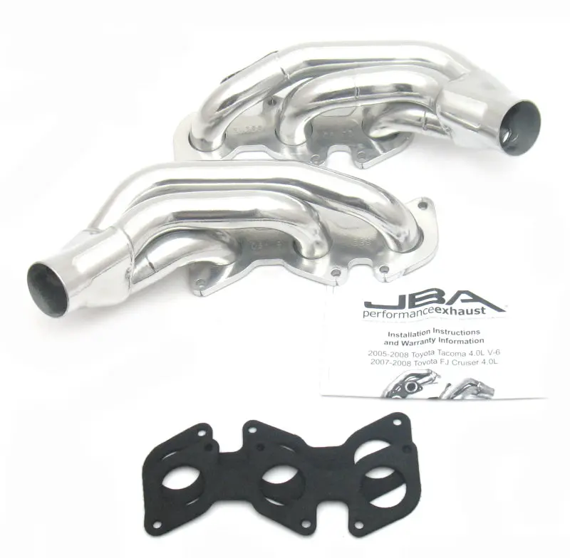 Jba 03-09 Toyota 4.0L V6 W/O A.I.R. 1-1/2In Primary Silver Ctd Cat4ward Header 1