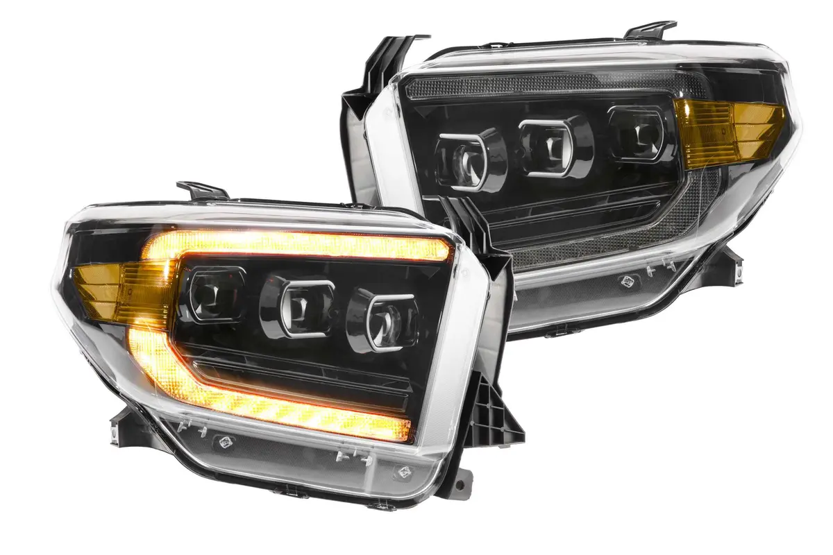 2014-2021 Tundra Xb Led Headlights - Amber Drl (Set) 1