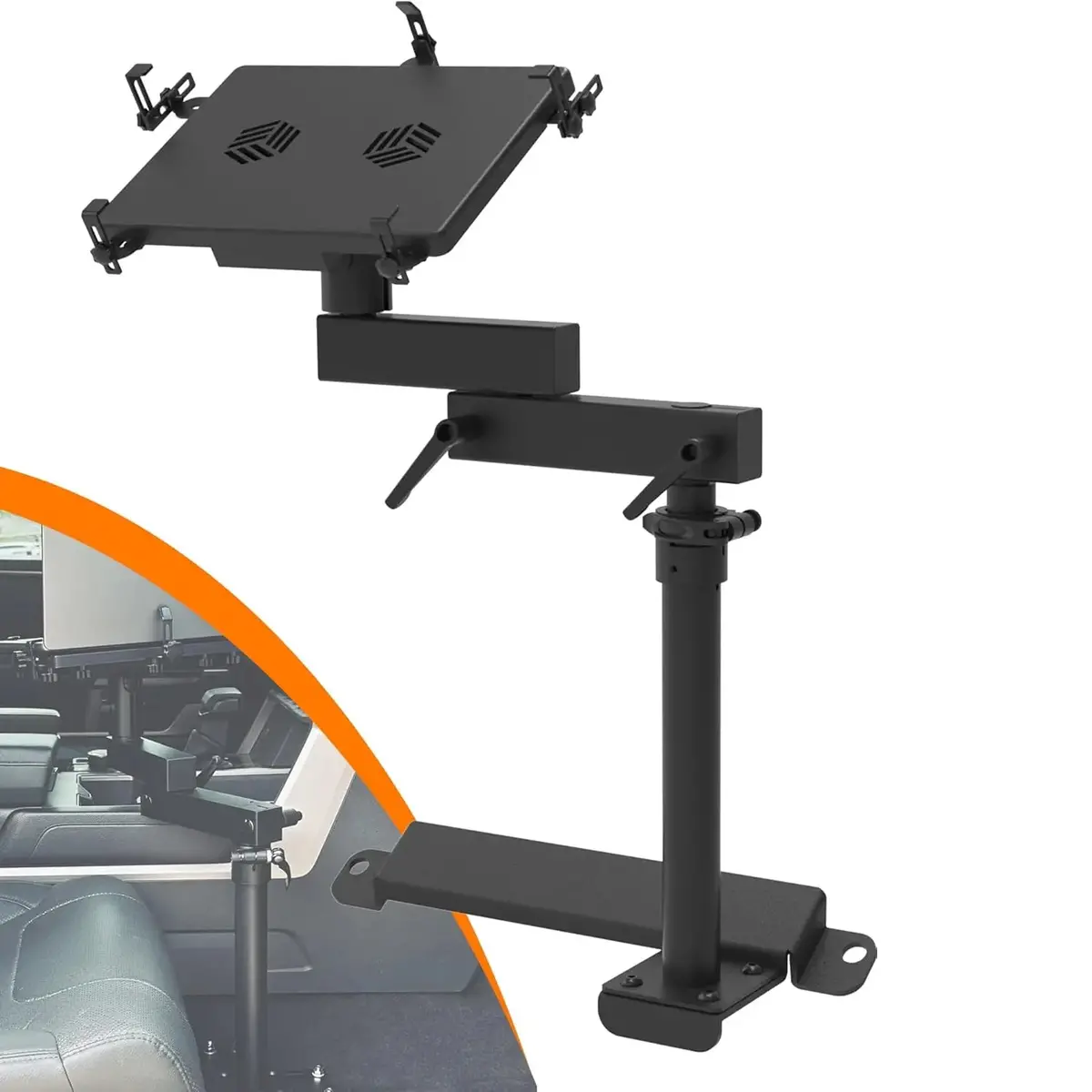 Melipron Aluminum Vehicle Laptop Mount For Toyota Tacoma & 4Runner 1