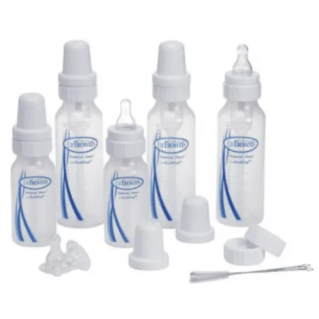 Dr Browns Narrow Neck Newborn Feeding Set 1